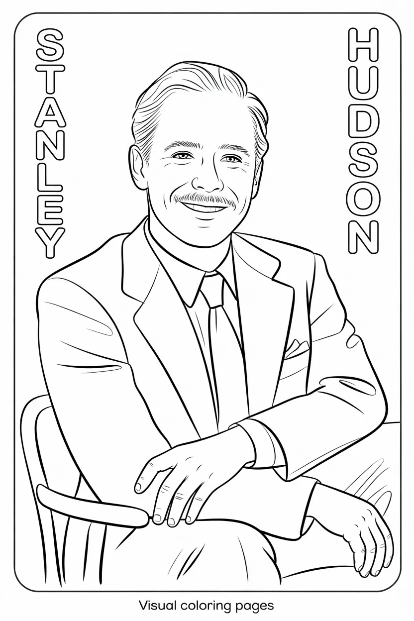 startled creed bratton coloring page