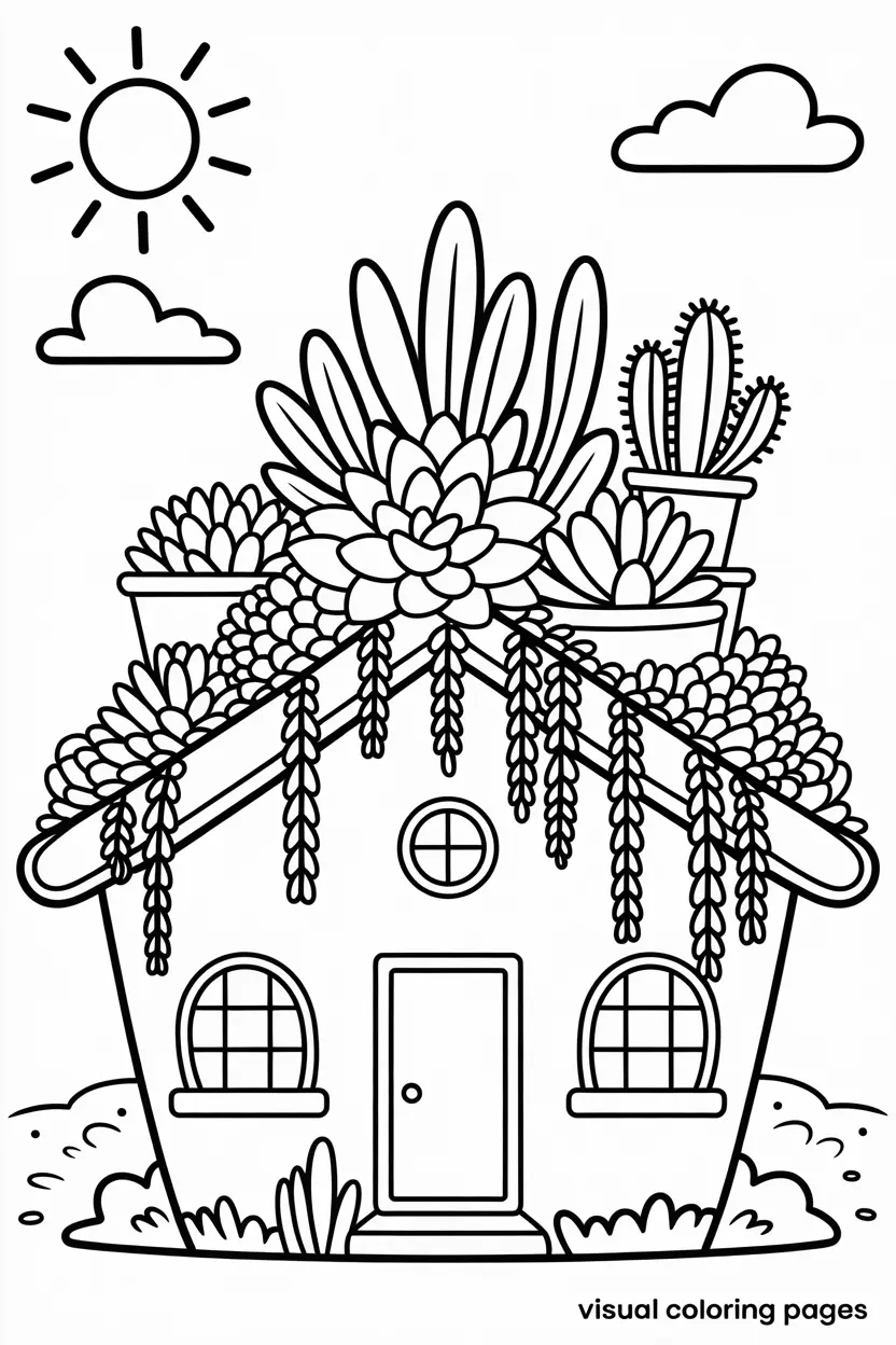 succulents in a house flower pot