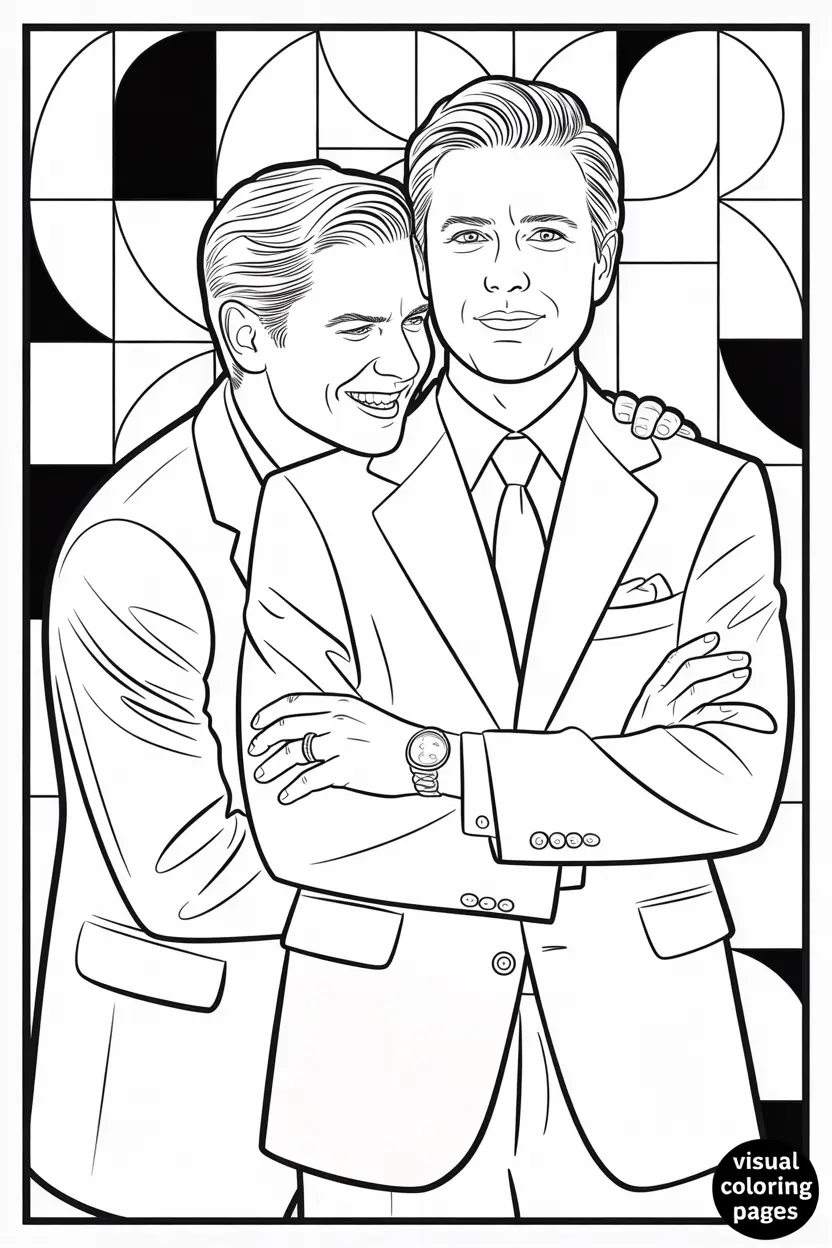 the office michael scott with a puppet coloring sheet