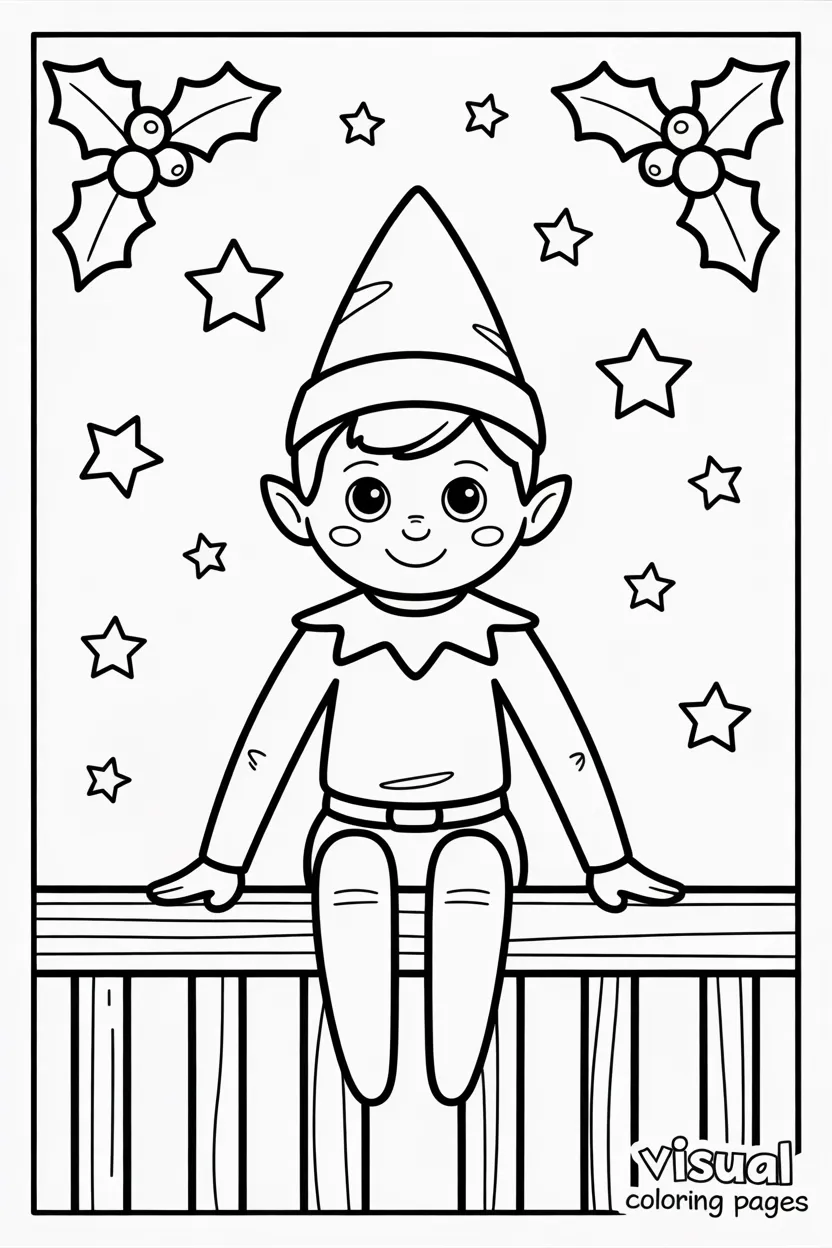 christmas themed elf on the shelf
