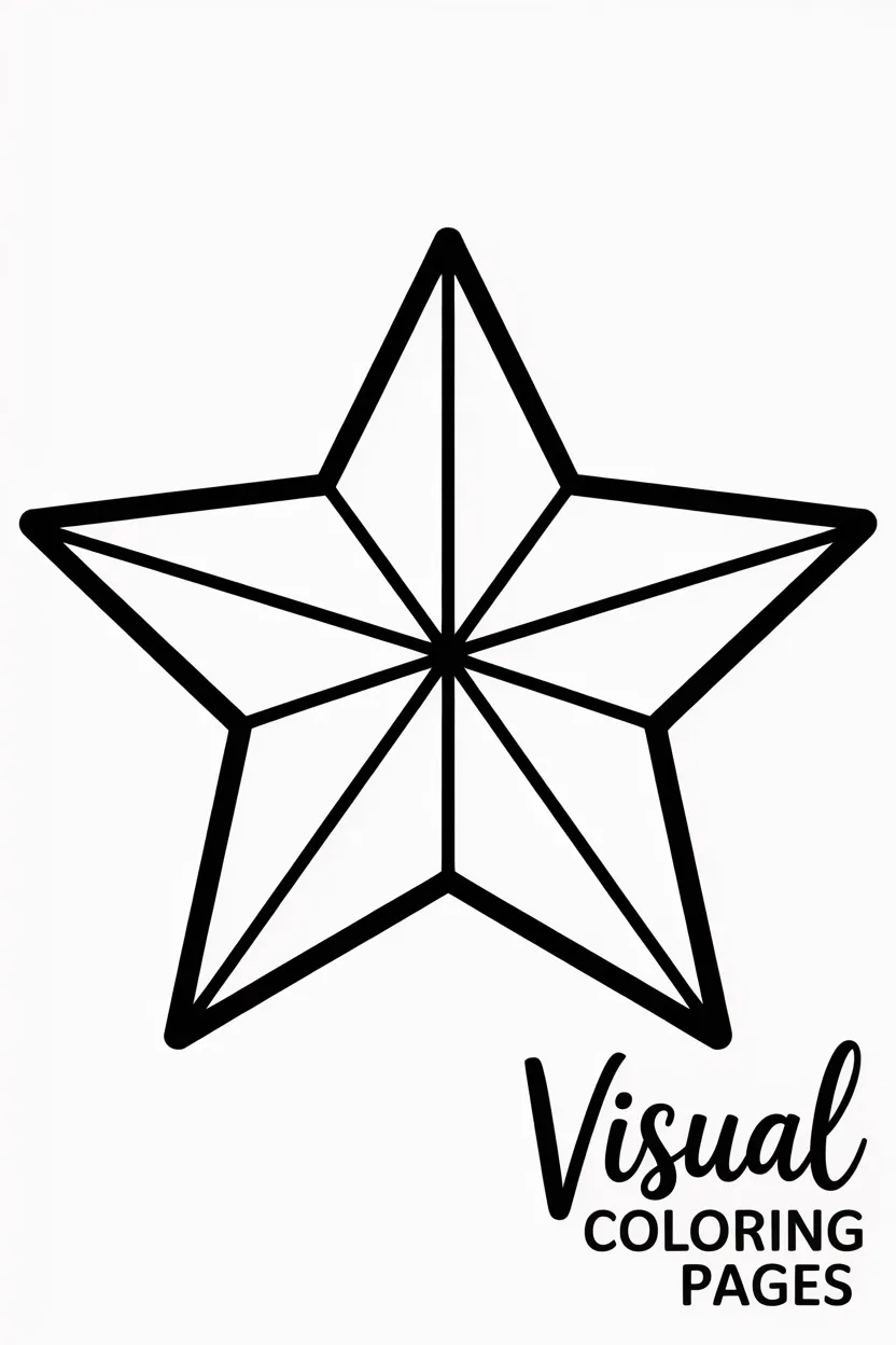 decorated christmas star shining bright