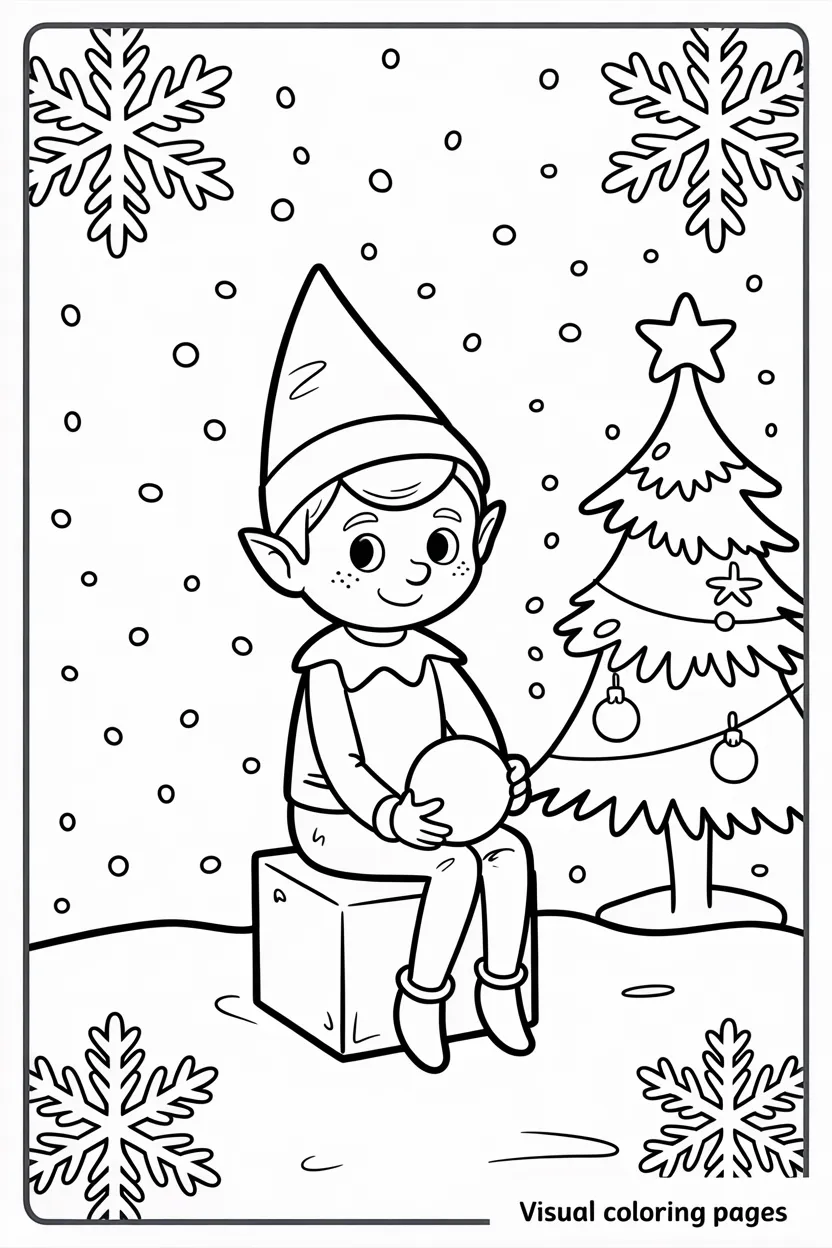 elf on the shelf with candy canes and presents