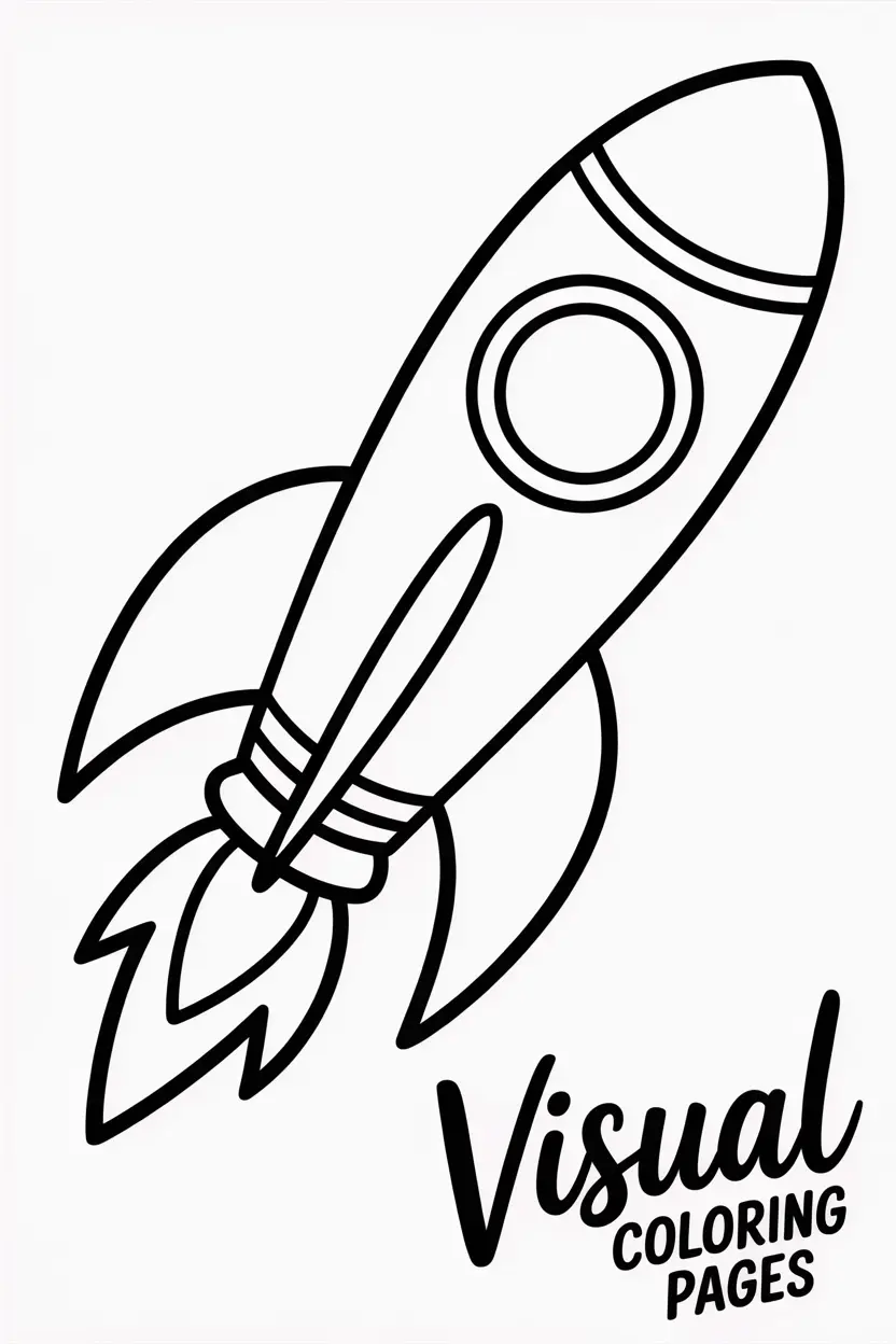 rocket shaped like a toy train engine
