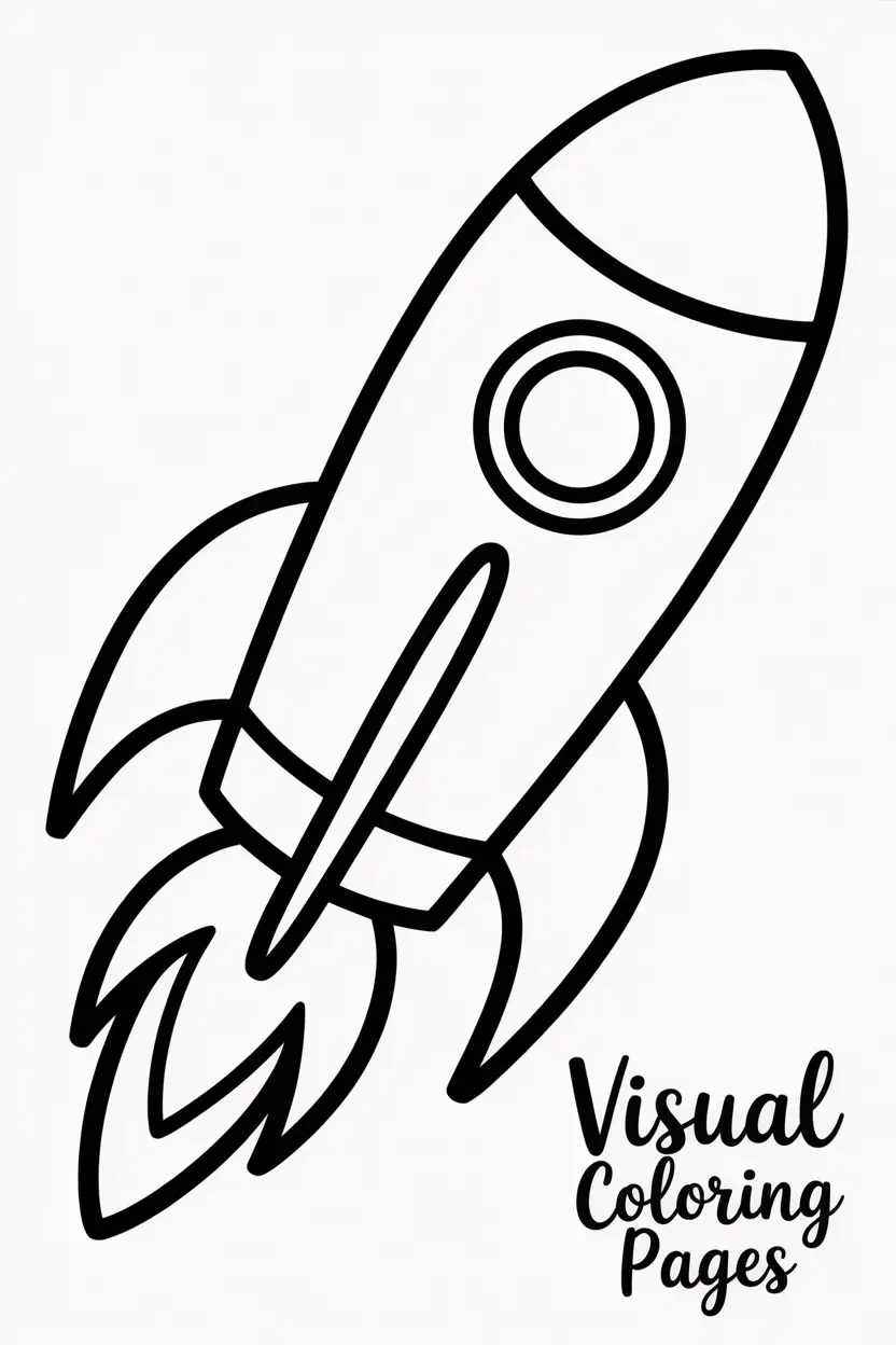 rocket shaped like an ice cream cone
