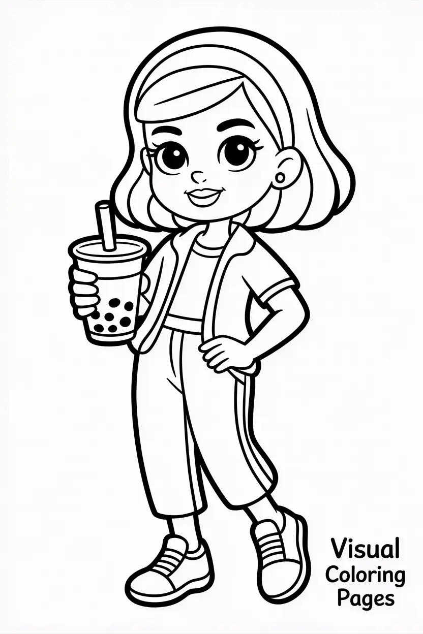 sassy baddie girl with curly hair and ripped jeans