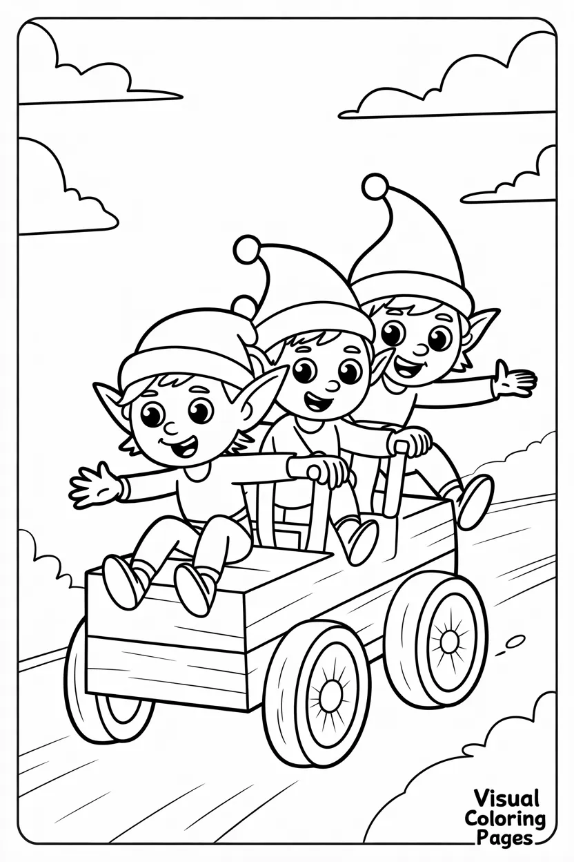 three naughty elves on the shelf