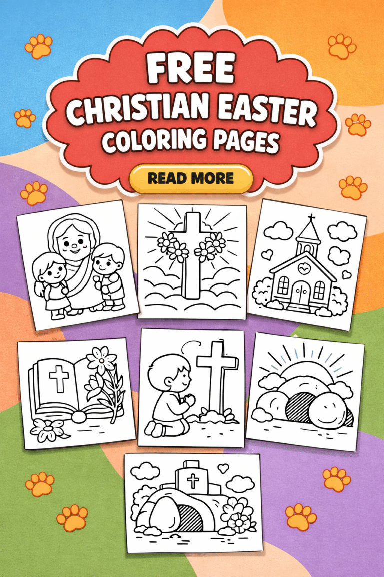 Christian Easter Coloring Pages for Kids