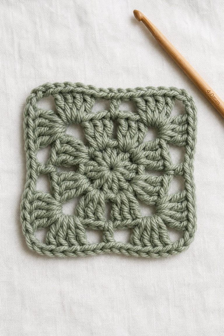 Basic Granny Square Crochet Pattern