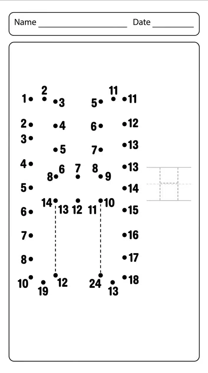 Free Uppercase and Lowercase Letter H Worksheets for Kids 9 Alphabet Dot-to-Dot Letter H