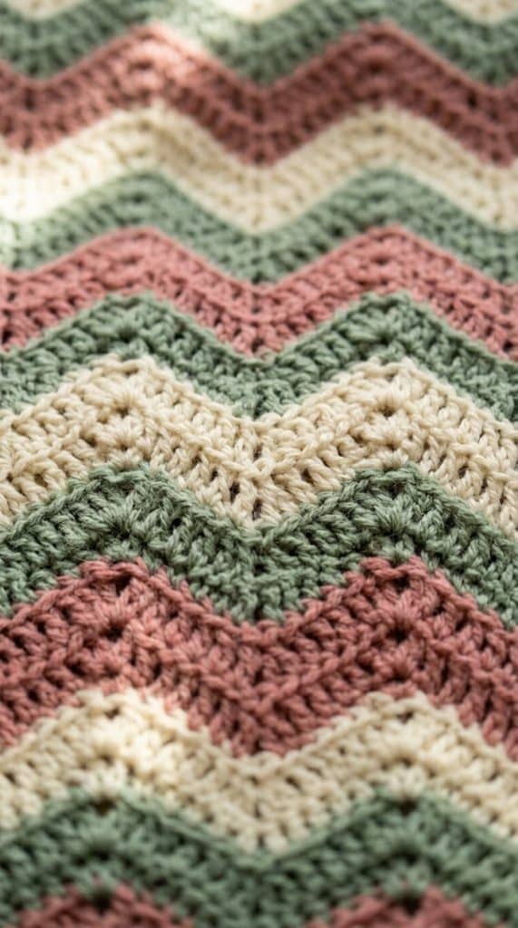 DIY Easy Crochet Ripple Blanket – Free Beginner Pattern