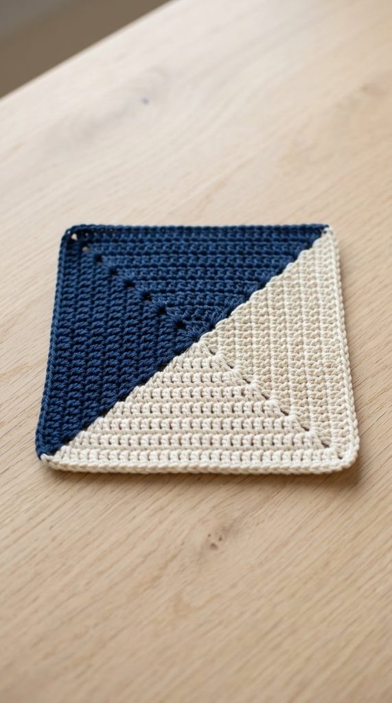 Diagonal Criss Cross Crochet Afghan — Classic Pieced Pattern for Beginners 4 Diagonal Criss Cross Crochet Afghan — Classic Pieced Pattern for Beginners