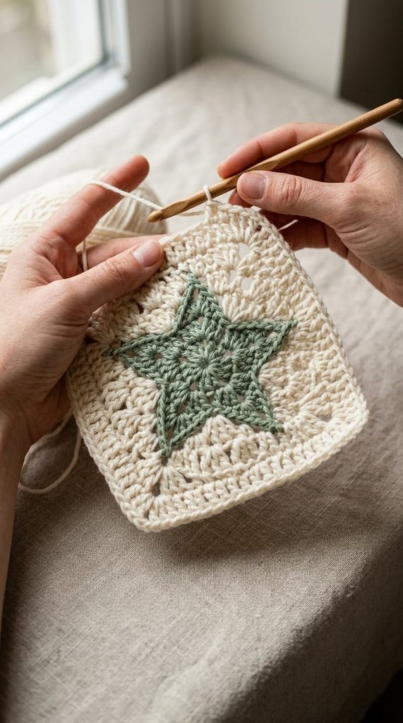 Star Granny Square Crochet Pattern — Free Beginner Tutorial