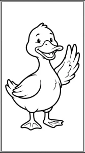Adorable Duck Coloring Pages for Preschoolers